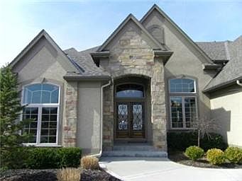 Stucco & Stone Covered Entry