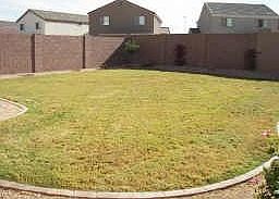 Lots of grass. Good for animals and kids.