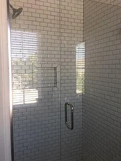 Second floor bathroom with walk-in shower