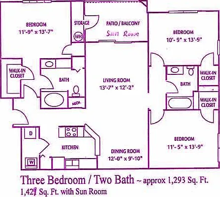 Floor plan with detailed descriptions