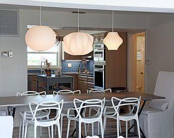 Dining table off kitchen