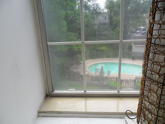 View from living room bay window