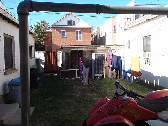 Backyard exit to paved alley