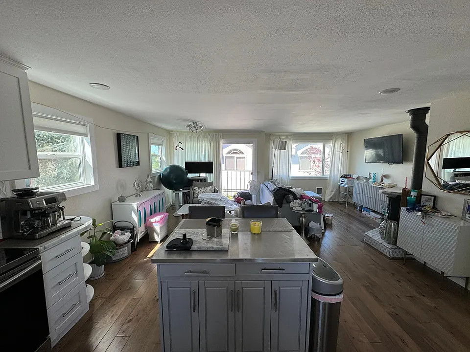 Open concept kitchen