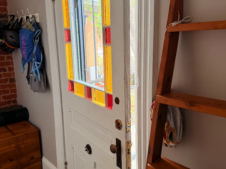 Front door.