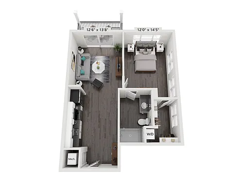 Floor plan 1B