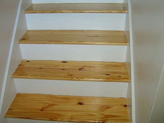 Close up of the stairs