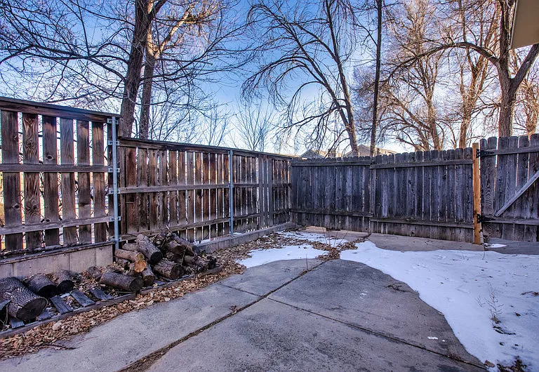 Basement walk out patio