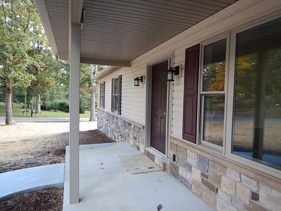 front porch & entrance