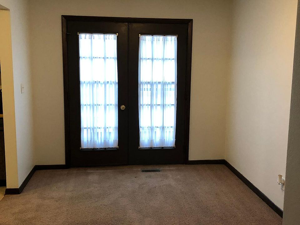 Formal dining room and back door