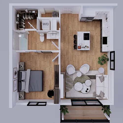 Floor plan The Willow
