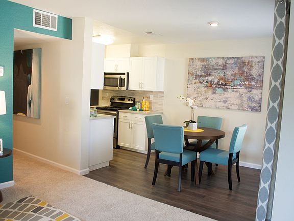 Floor plan B dining room view