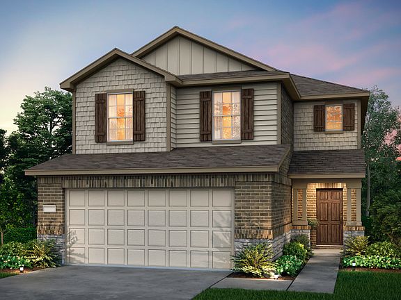 The Camelia, a 2-story new construction home showing Home Exterior E