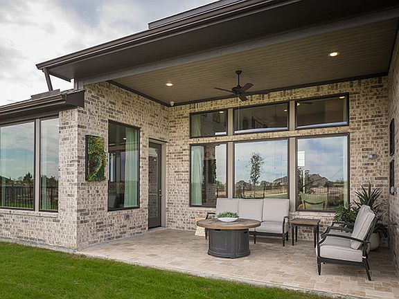 Representative only Trieste Model Plan Covered Patio