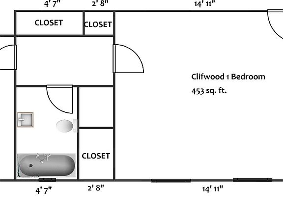 5th image of 3304 Jefferson Ave APT 207