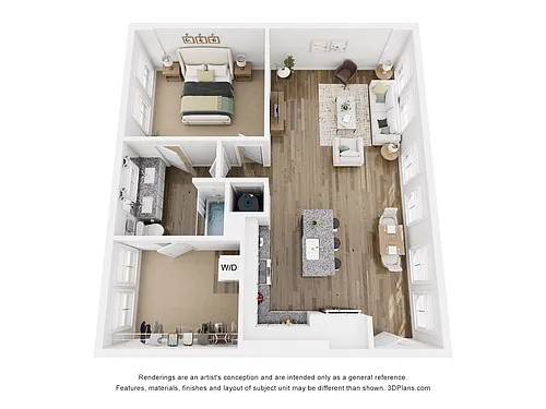 Floor plan Queen