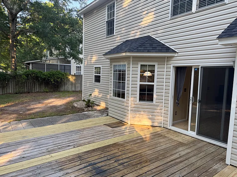 Rear deck