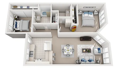 Floor plan Model F
