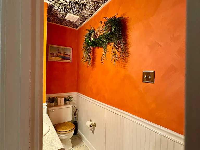 Downstairs half bath