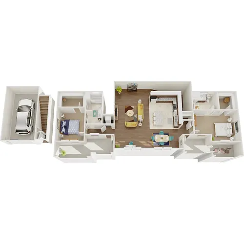 Floor plan Rutherford - Income Restricted