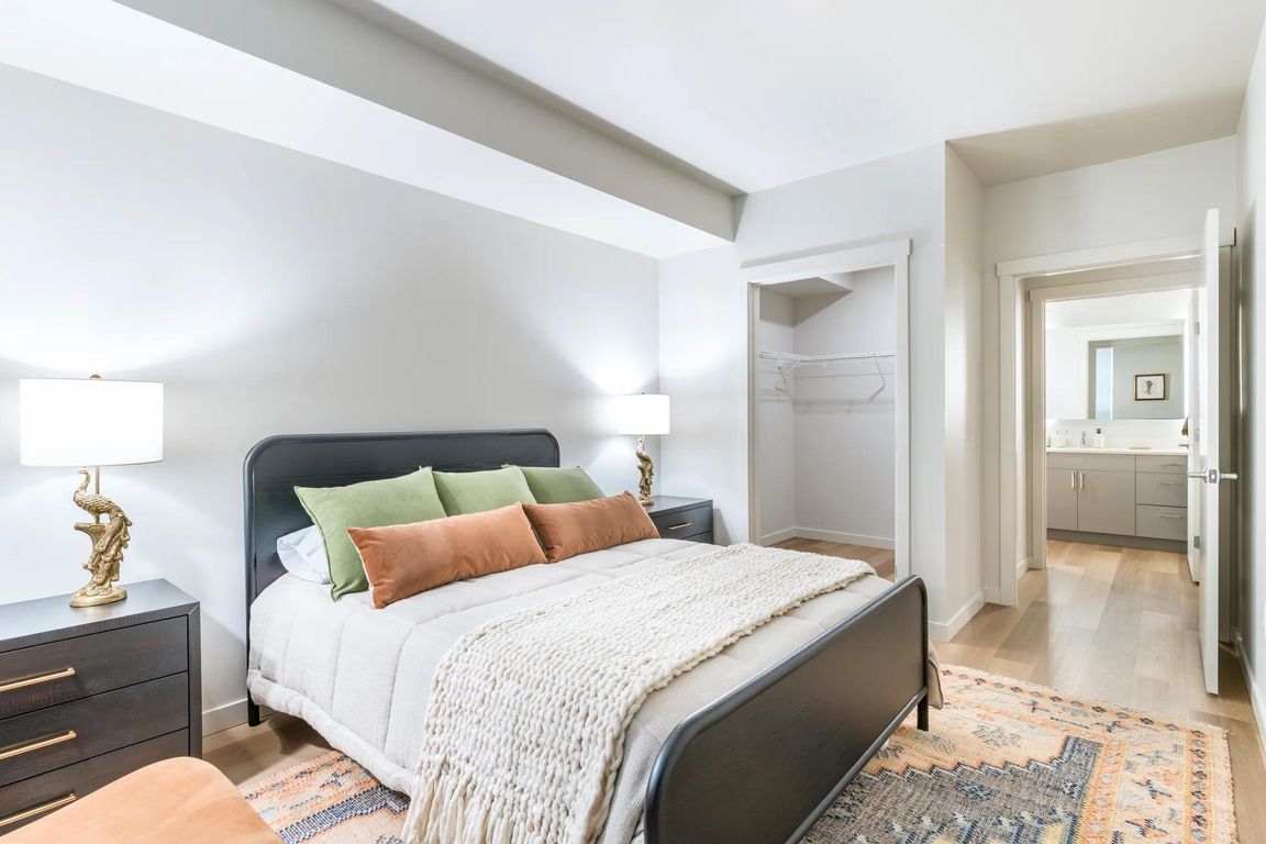 Retreat to the spacious bedrooms at Modera Northgate, where comfort and style combine to create the perfect place to unwind and recharge in your new home.