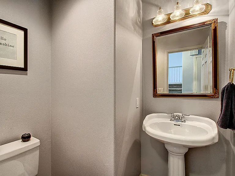 first floor powder room