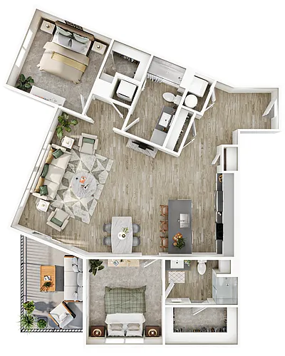 Floor plan B7