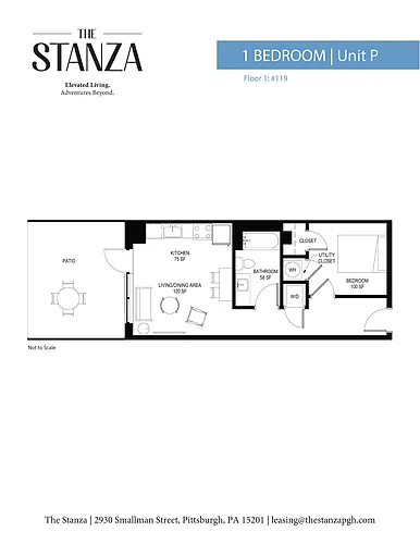 Floor plan Unit Type P