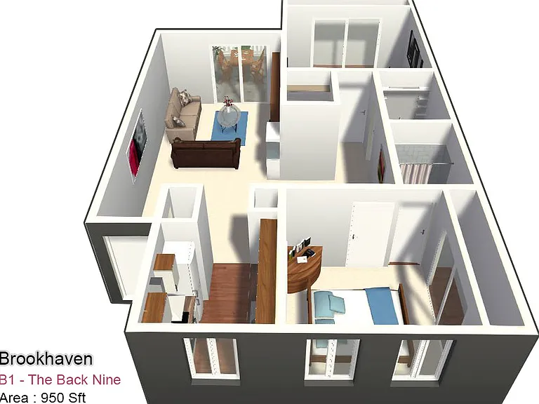 Two Bed / Two Bath