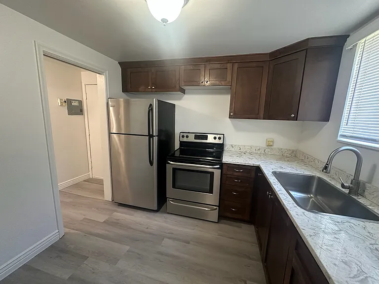 Kitchen with updated Cabinets, Appliances, Sink and Hardware
