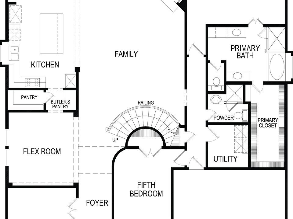 Remington 2F (w/Media) Plan, Hidden Lakes Estates, Desoto, TX 75115