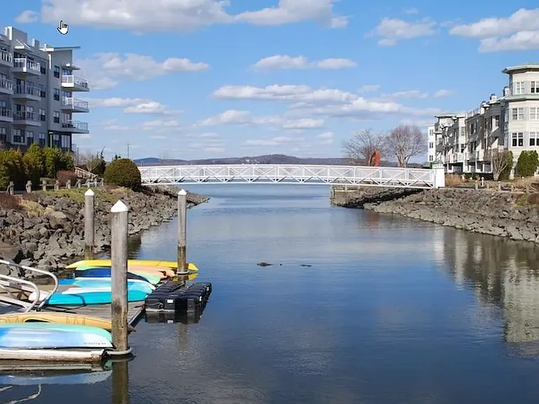 Canoe rentals, with ice cream parlor nearby