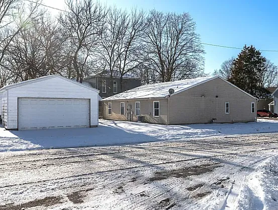 Side of House and Garage
