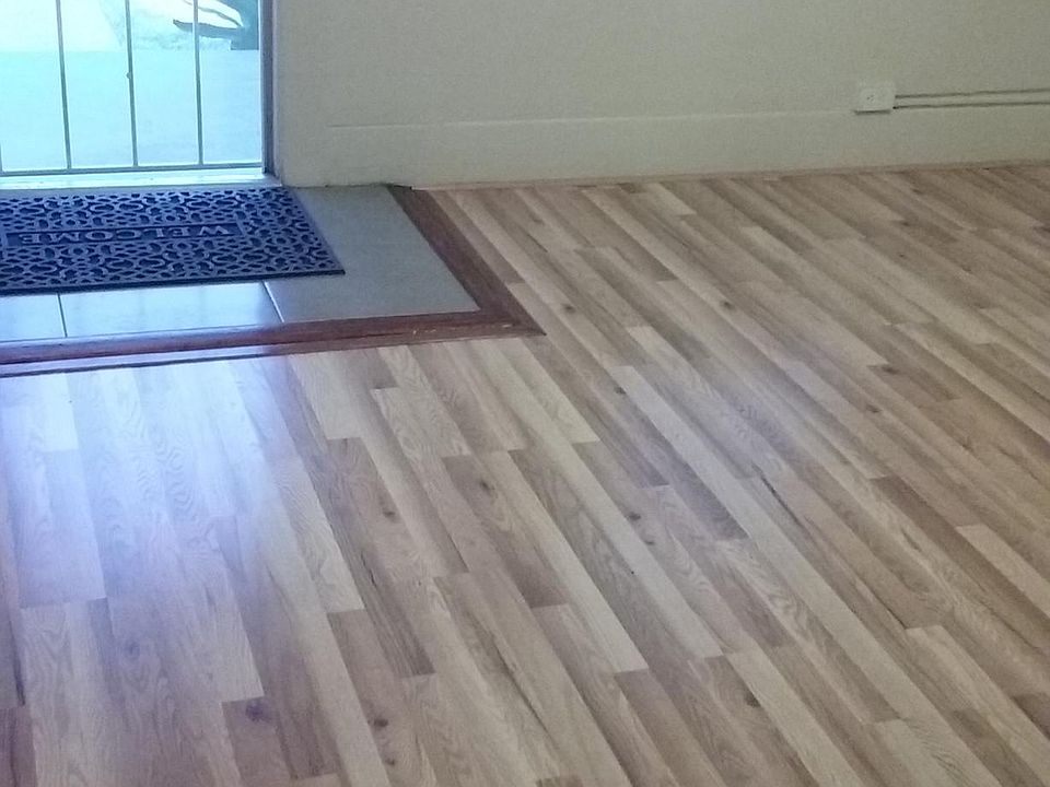 Security door with tile entry.