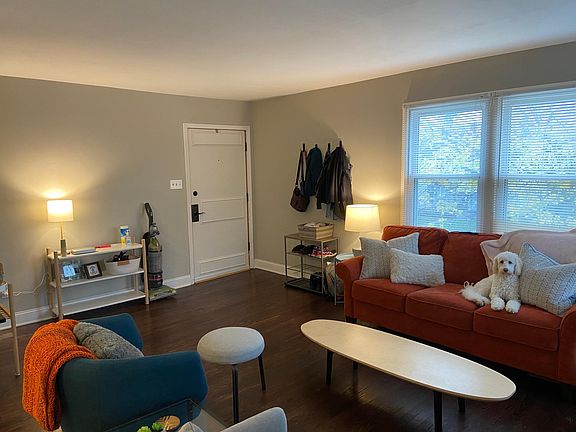 Living room and front door