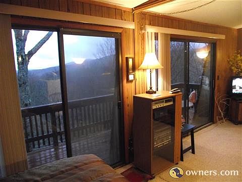 Large doors to balcony