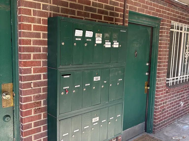 Mailboxes - packages are safe behind the fence.