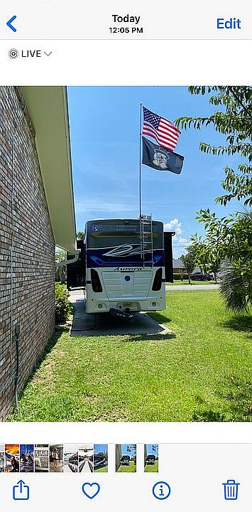 RV pad with 50amp hookup