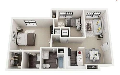 Floor plan 2 X 15