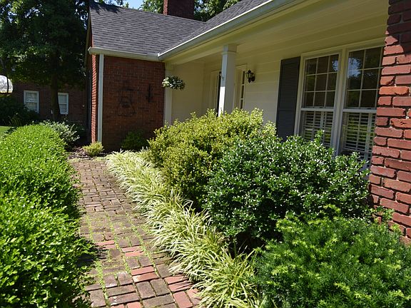 Charming brick walk-way.