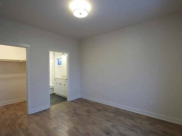 Master Bedroom with walk-in closet and attached bathroom
