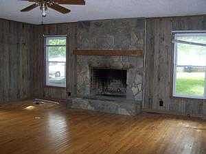 fireplace in family room