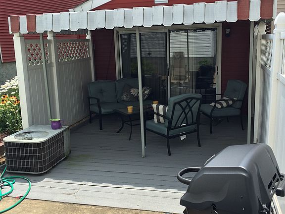 Large covered porch