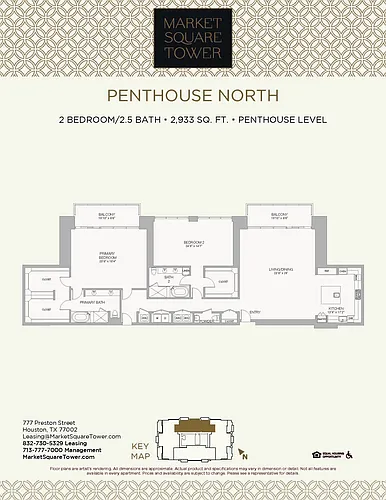 Floor plan PH North