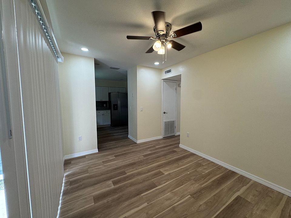 dining room, off from the kitchen with sliding doors leading to the back patio area