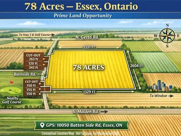 Point Con Batten Side Rd Lot 30, Essex, ON N8M 2X6