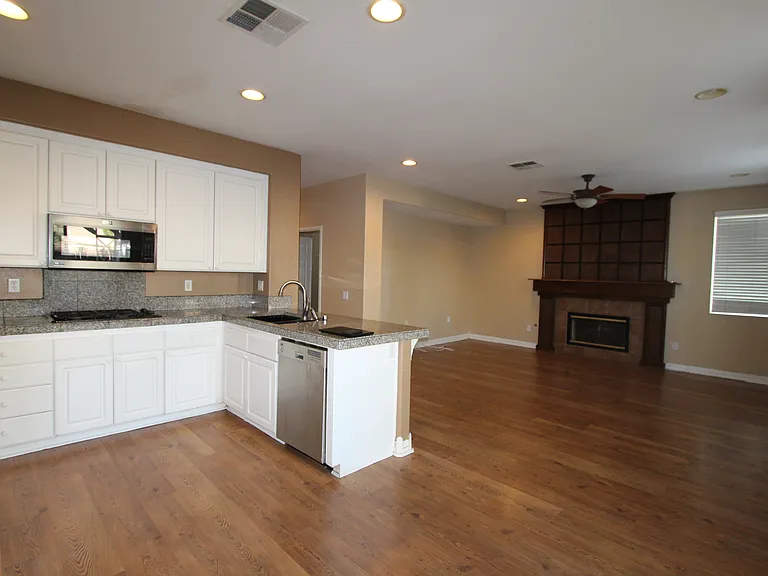 Family room & kitchen
