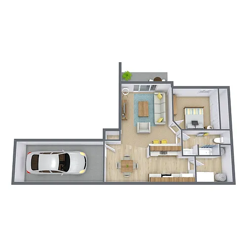 Floor plan One Bedroom 11A