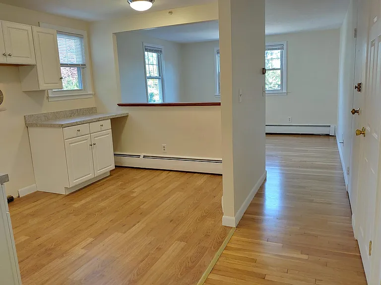 Combined View of Kitchen and Living Area