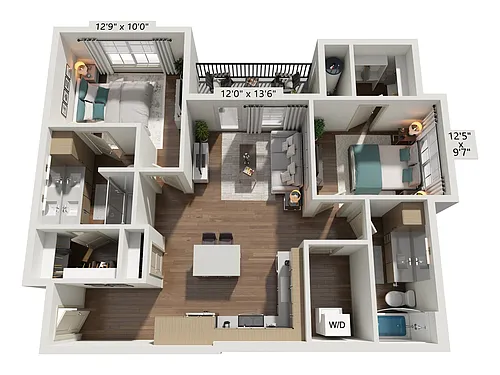 Floor plan B1